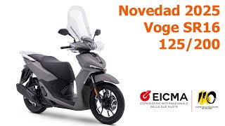 Voge SR16 125/200 - Novedades 2025 - Salón EICMA de Milán '24