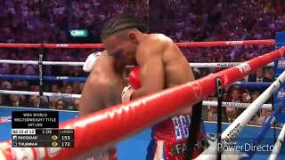 Pacquiao vs  Thurman Round 10 boxing fight HD HD 720p