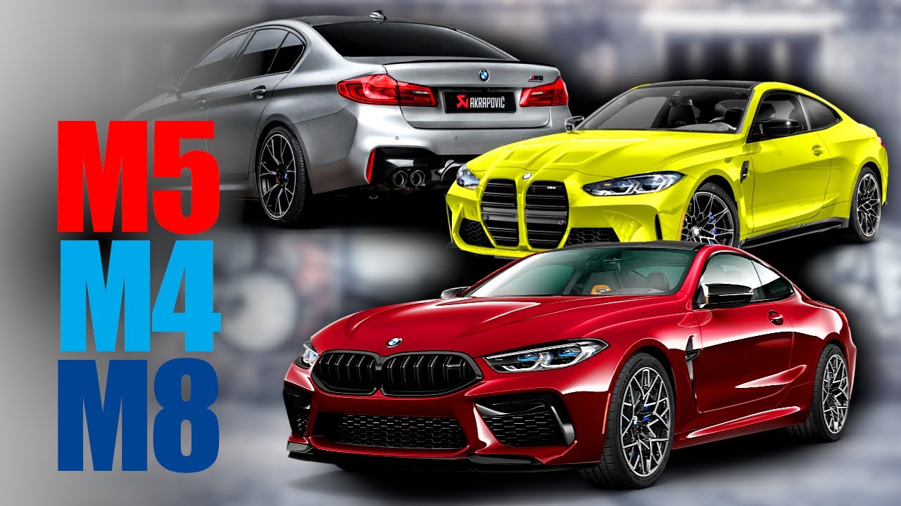 BMW M4 Vs BMW M5 Vs BMW M8 - YouTube