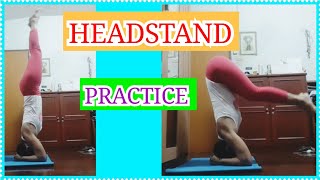 Headstand Practice/ท่าศรีษะอาสนะ 22/4/64