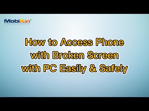 How to Easily and Safely Access a Phone with a Broken Screen with a PC