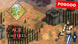 AGE OF EMPIRE 2 - Live gameplay 2v2 sur MegaRandom (~1500 elo)
