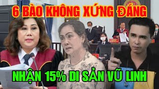 🔴 LÊ MINH GỬI LỜI NÀY TỚI PHIÊN TÒA NGÀY 7/1. 6 BÀO KHÔNG XỨNG ĐÁNG NHẬN 15% DI SẢN CỦA VŨ LINH.