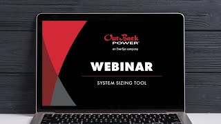 Webinar | System Sizing Tool
