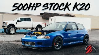 Stock K20 Gets Sent To 500HP Without A Sweat!