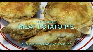 Potato Meat Pies in a Pie Maker cheekyricho cooking youtube video recipe ep. 1,331