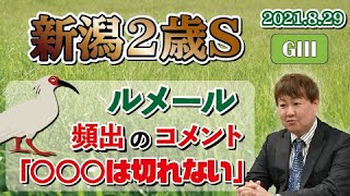 【新潟2歳Ｓ】棟広良隆の重賞回顧！ルメールJ 頻出のコメント「○○○は切れない」 2021/8/29