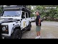 land rover defender alu cab icarus roof conversion rod on tube