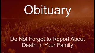 OBITUARY Facebook Group I কে কোথায় কবে মারা গেলো জানান I কুম্ভ এ কি বাড়ির লোক হারালেন? #kumbh