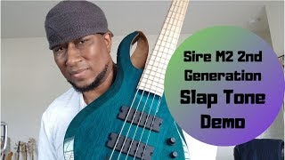 Sire M2 Marcus Miller bass (2nd generation) slap tone demo (2019)