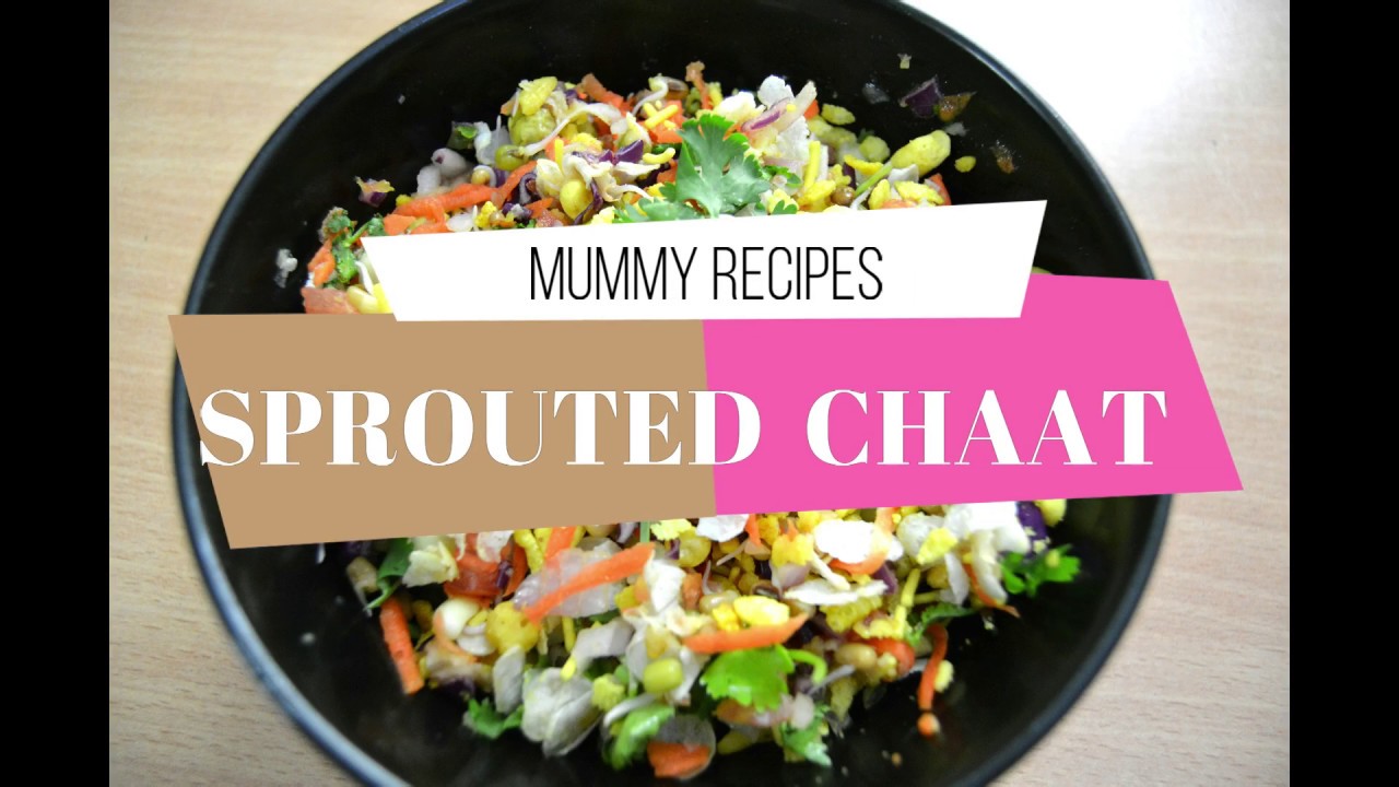 Sprouted Chaat Recipe | Healthy Sprouts Chaat Recipe - YouTube