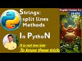 LN50 Strings Splits Lines | Split Lines In Python | #python #codinglife #coding #strings #code #ai
