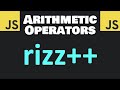 JavaScript ARITHMETIC OPERATORS in 8 minutes! ➕