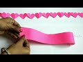 DIY Paper Heart Garland | Easy DIY Crafts For Home Decoration | Valentines Day Decor Ideas