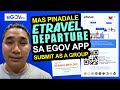 PAANO GUMAWA NG BAGONG PH ETRAVEL DEPARTURE 2024 |  ENHANCED ETRAVEL PH WITH OEC SA EGOV PH APP