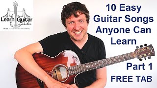 10 Easy Beginner Acoustic Guitar Songs Anyone Can Play - Drue James - Part 1