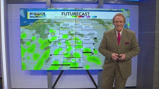 Clouds will gradually clear through late this afternoon