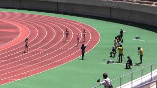 東日本実業団2015女子100m予選1組 渡辺真弓 11.78(+3.6)