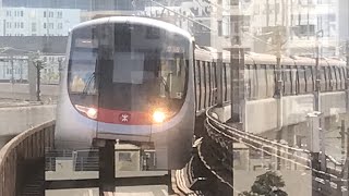 觀塘線C train駛離九龍灣站