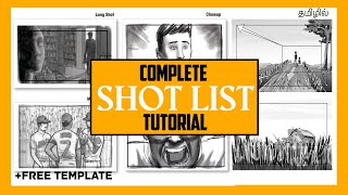 How to make a Shot List for Films | Complete Shot List Tutorial | Filmmaking | Film Psycho - தமிழில்