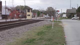 CSXT Q031-06 ES44AH leading \u0026 Horn Salutes and ES44AH as a Mid Train DPU 8 notch trying to Make time