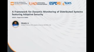 A Framework for Dynamic Monitoring of Distributed Systems featuring Adaptive Security