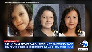 SoCal girl kidnapped in 2020 at 5 years old found safe in North Carolina