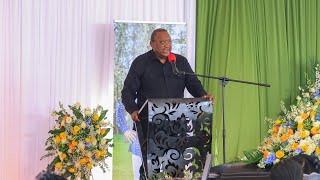 ''WAMENIKATAZA NISIONGELELEE SIASA HAPA!'LISTEN TO UHURU KENYATTA REMARKS DURING THE BURIAL OF KANJA