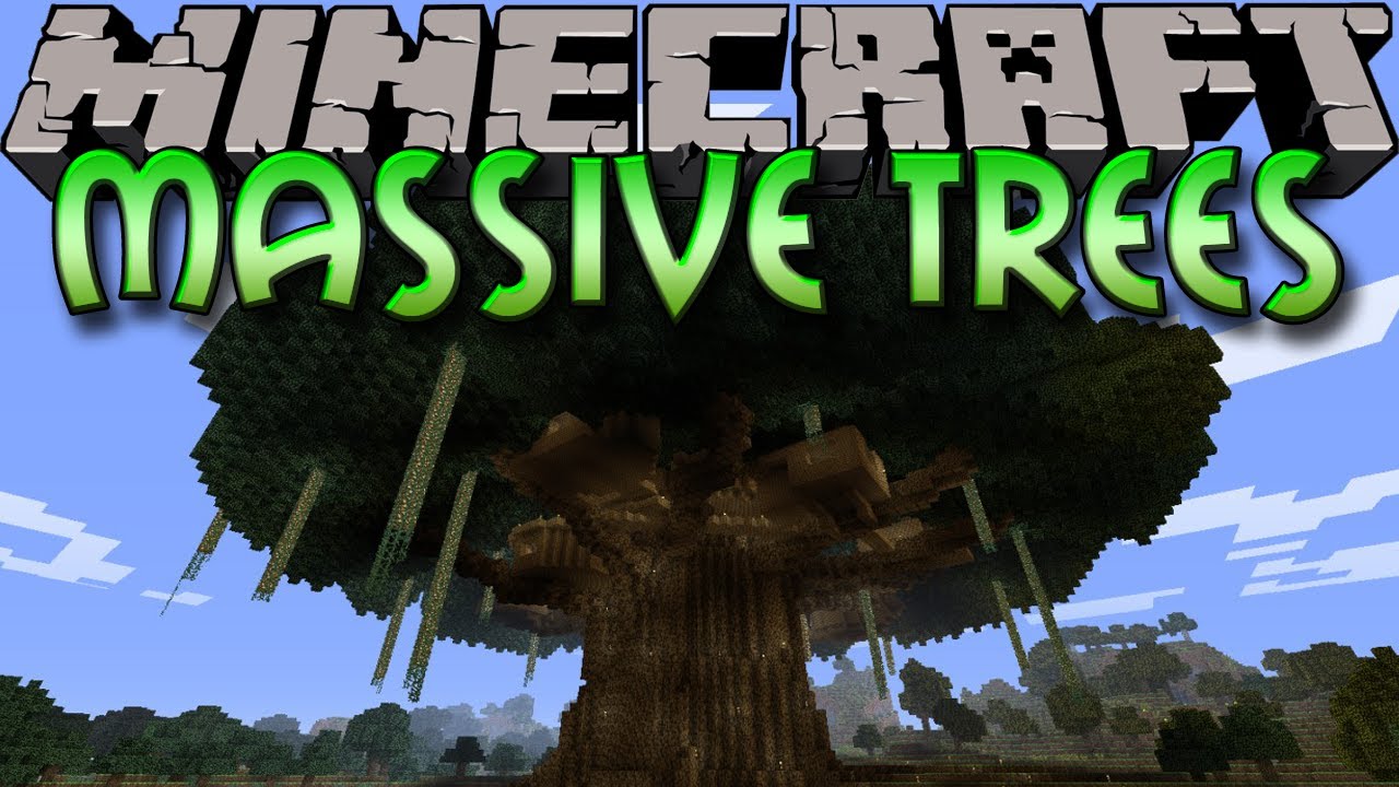 Minecraft Mods: MASSIVE TREES MOD! BE LIKE AVATAR?!?!?! (1.6.2) - YouTube