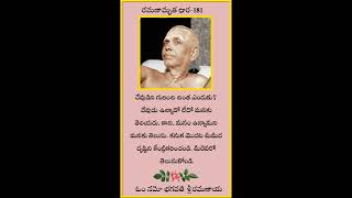 రమణామృత ధార-181 || భగవాన్ శ్రీ రమణ మహర్షి యొక్క ఉపదేశములు || #రమణమహర్షి #ramanamaharshi