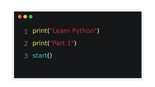 Learning Python | Print(), Operators,etc! | Part 1