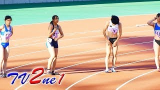 W'4×100mR 予選第1組 関東インカレ陸上2014-516