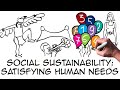Social sustainability: Satisfying human needs
