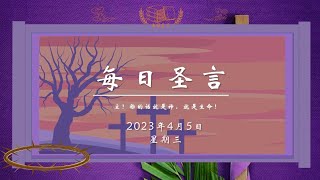 【每日圣言】2023年4月5日 星期三