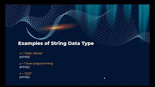 Chapter 2 Python Data Types, Arithmetic Operators and Comments