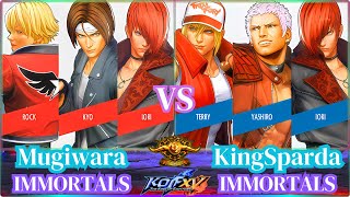 KOF XV🔥Mugiwara🔥VS🔥KingSparda🔥The Next Level Of KOF Season Combos🔥Rank Match🔥The Battle of Warriors🔥