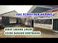 Rumah dan Warung Dijual Karena Pemilik Janda Terlilit Utang Luas Tanah  220 m2 SHM