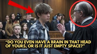 Judge MOCKS Quiet Teen In Court – SHOCKED To Find Out He's A Genius!