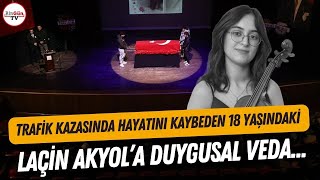 Keman sanatçısı Laçin Akyol'a acı veda! Gözyaşlarıyla son yolculuğuna uğurlandı