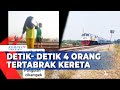 4 Orang Tewas Tertabrak Kereta Api di Karawang