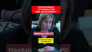 Filiks do Kukiza: "Czy Donald Tusk pana szantażował?" #sejm #polityka