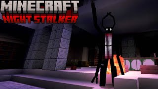 This mod is very Terrifying |Minecraft bedrock| The night Stalker...