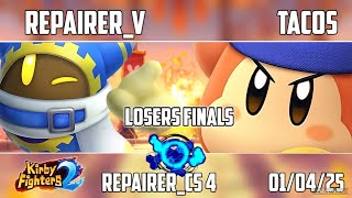 Repairer_v (Magolor) vs Tacos (Beam/Parasol/Bandee) Japan Kirby Fighters 2 Tournament Repairer_CS 4