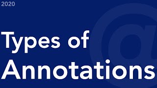 Java Annotations | Types of Annotations