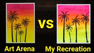Art Arena Vs My Drawing by fahim drawing academy