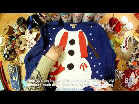 DIY Snowman Sweater DIY Snowman Sweater