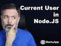 Get Current User with Node.JS