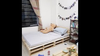 Hướng dẫn làm một chiếc giường Pallet cực chill NTN? / Diy Pallet