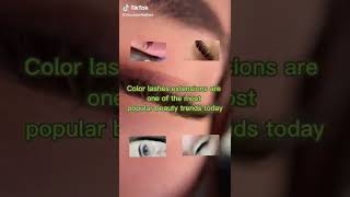 Colored Lash Set Ideas