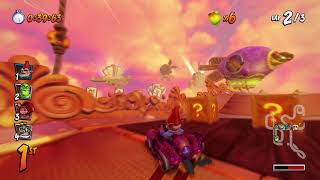 Crash Team Racing: Nitro Fueled (PS4) - Single Race - Hot Air Skyway - 1:44:20 (Lap Skip) [V1.10]